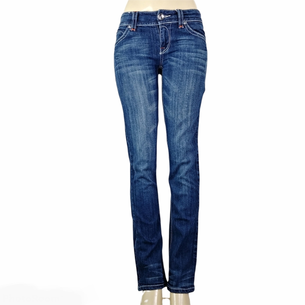 H & G Denim Jean bling Bootcut Size 9 Juniors